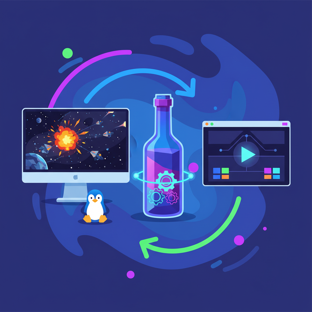 리눅스에서 스타도전기.