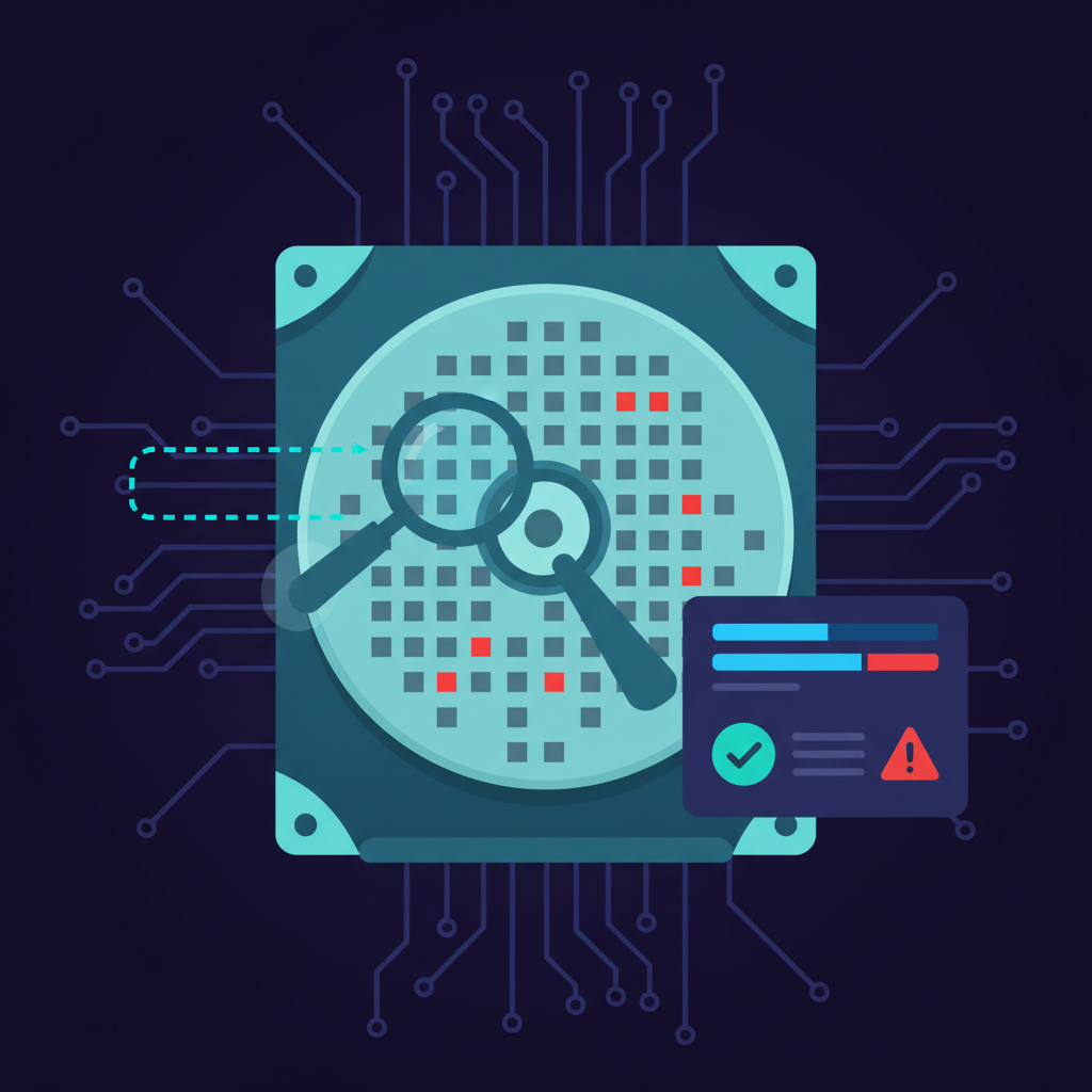 디스크 badblock 확인방법