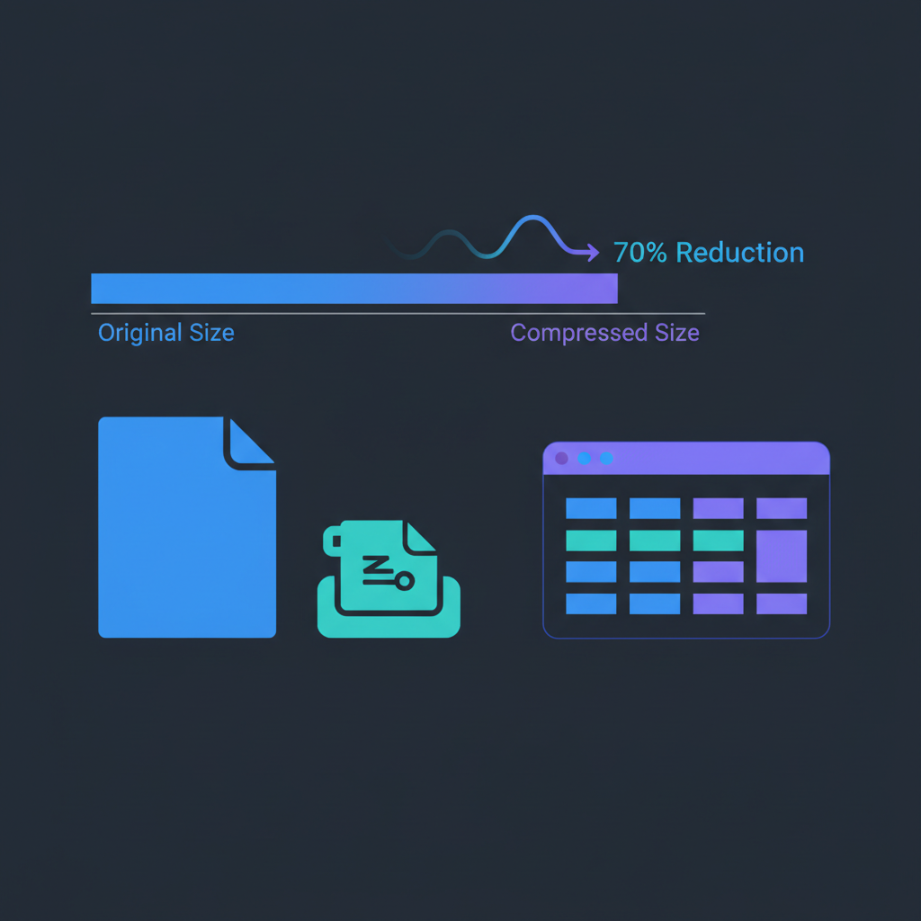 gzip 압축률 확인