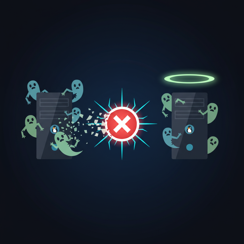 좀비 프로세스 종료 방법