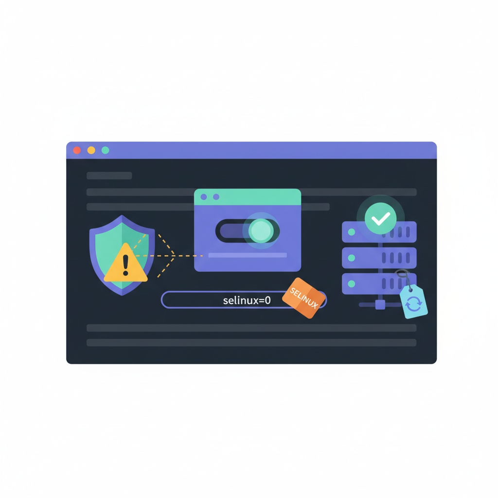 RHEL8에서 selinux OFF하는방법