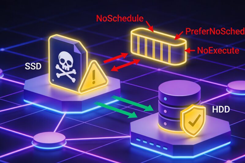 특정 노드에만 배포할 수 있는 taint 설정하기