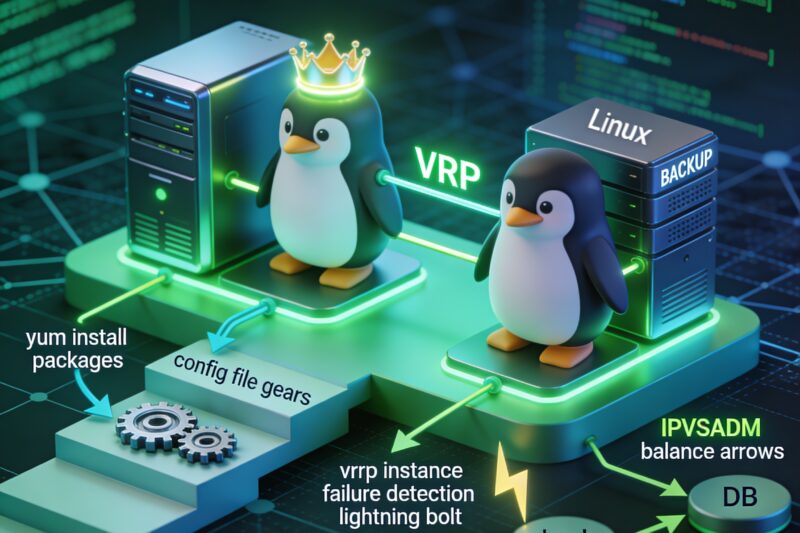 keepalived기반의 DB이중화 구현