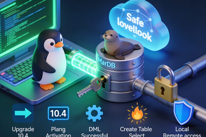 mariadb에서 패스워드 없이 로그인할때