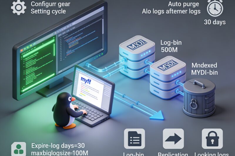 my.cnf를 이용한 mysql바이너리 로그 관리