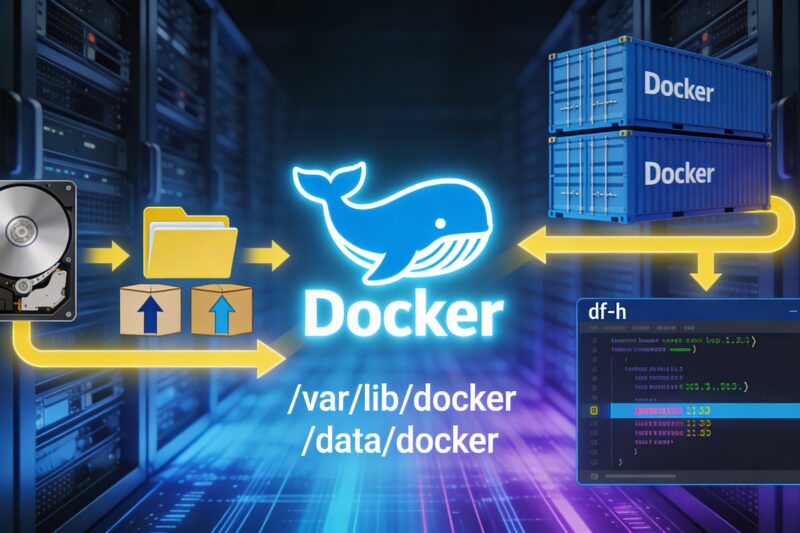 Docker컨테이너 저장경로 변경방법