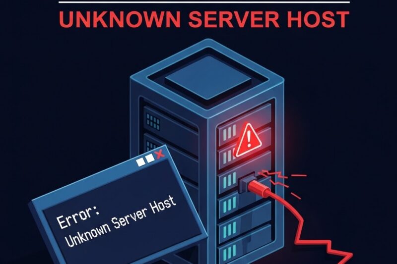 컨테이너 구동시 unknown server host 메시지 뜨면서 구동실패
