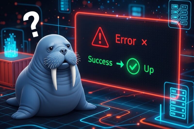 podman에서 컨테이너가 실행되지 않을때 조치방법