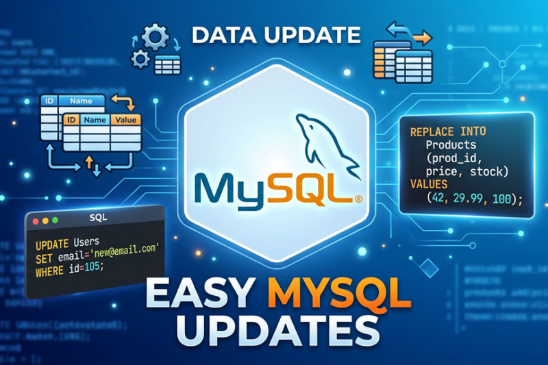 mysql 데이터값 변경하기